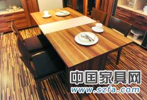 進口板材制造的板式家具往往更受消費者青睞。本報記者 尹亞飛 攝