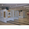 佛山合邦八棱柱屏風，八棱柱書畫展，書畫屏風