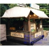 景區售賣亭，公園木制小賣部，商業街售賣車