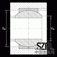 關節軸承 GE10-PB, 根據 DIN ISO 12 240-1 標準，尺寸系列 K，需維護