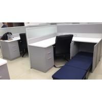 易美辦公家具定制，一體工作位與午休床，工作睡覺兩不誤