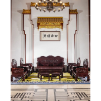 凹凸傳奇紅木紫檀精品 | 江山如意沙發，撐起家的貴氣和福氣！