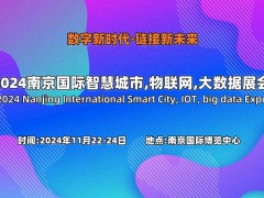 2024南京國際智慧城市,物聯網,大數據展會